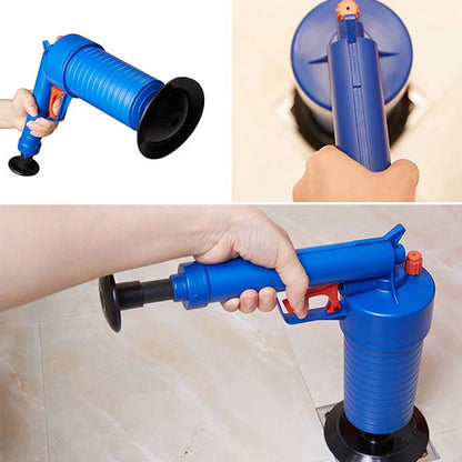 Drain Cleaner 4 Piece Plunger Kit Manual Air Pump Unblocker for Sinks Basins Drains Fall 2026 Quick Home Cleanup