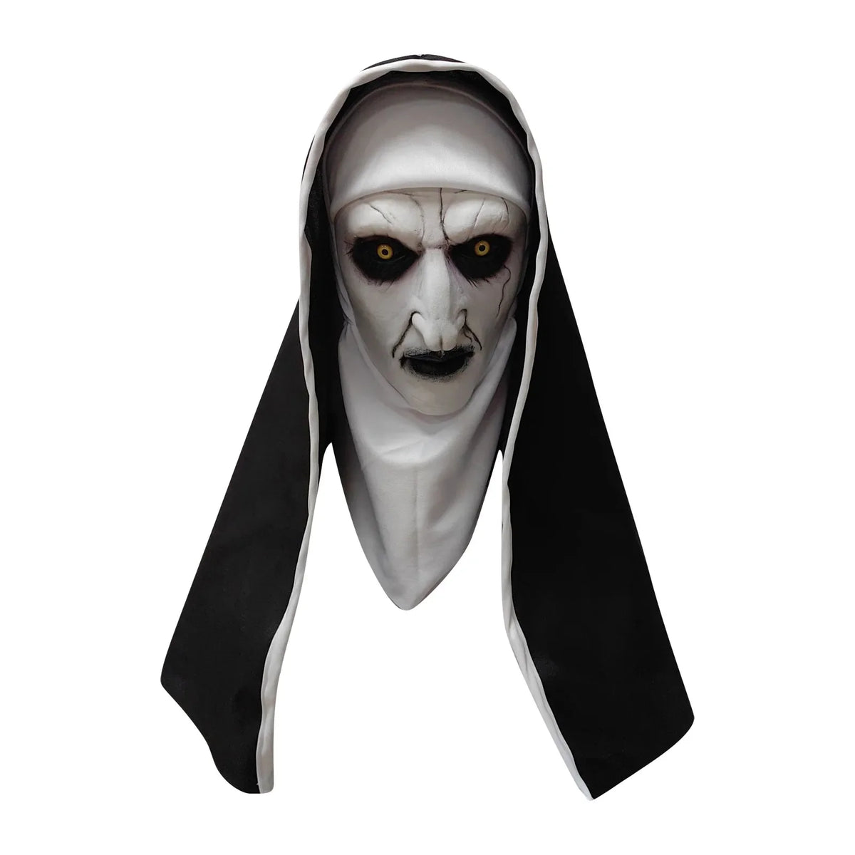 Halloween-cosplaymasker van nylon voor het hele gezicht met horrornon-thema, spookhoofdbedekking voor dames, attribuut voor spookhuis en feest 2026
