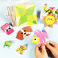 Montessori Origami Craft Kits for Kids - Educational Paper Art with Cartoon Animals, Fun DIY Activity for Boys & Girls