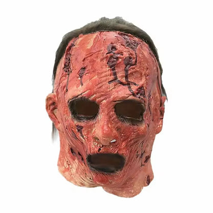 Scary Clown Silicone Full-Head Cosplay Mask Funny Masquerade Headgear for Adults 2026