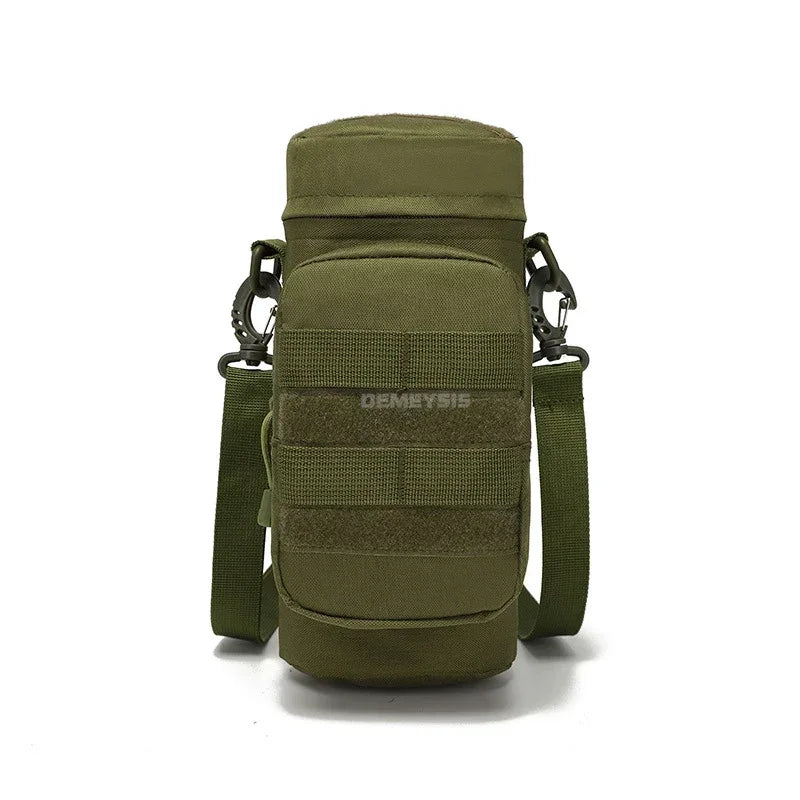 Water Bottle Pouch Waist Bag Tactical MOLLE 1L Capacity Hiking Camping Fall 2025