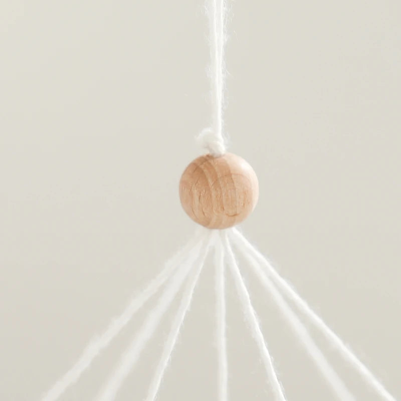 Baby Crib Mobile Wooden Nursery Newborn Sensory Toys