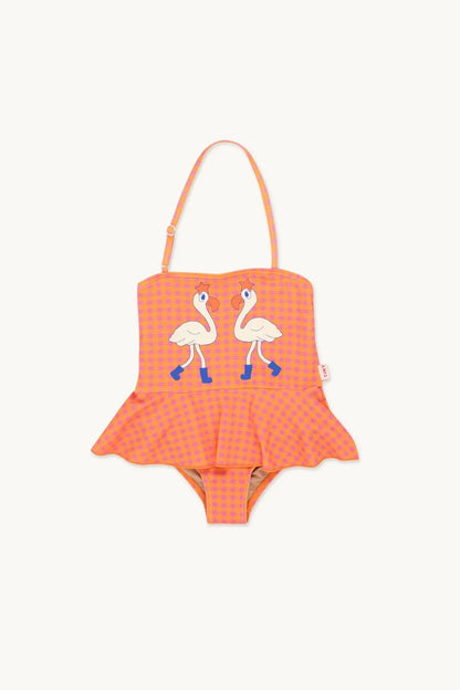 Lightweight unisex one-piece swimsuit - casual cut, nylon, beach & pool wear for kids