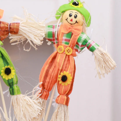 Decorazione spaventapasseri per giardino e cortile decorazione esterna di Halloween autunno raccolto accento festivo