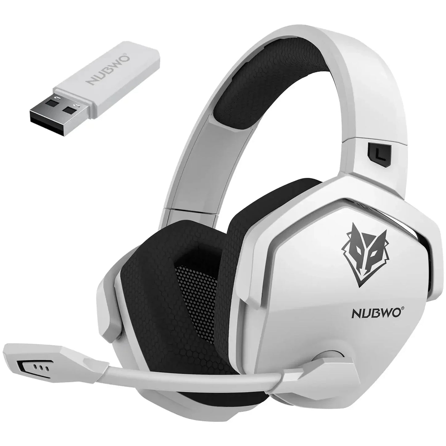 Wireless Gaming Headset With Mic Active Noise Cancellation