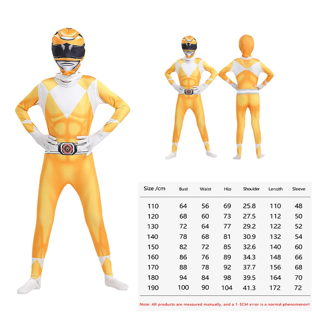 Samurai Sentai Shinkenger Power Rangers Cosplay Jumpsuit Costume Set with Mask for Adults 2026