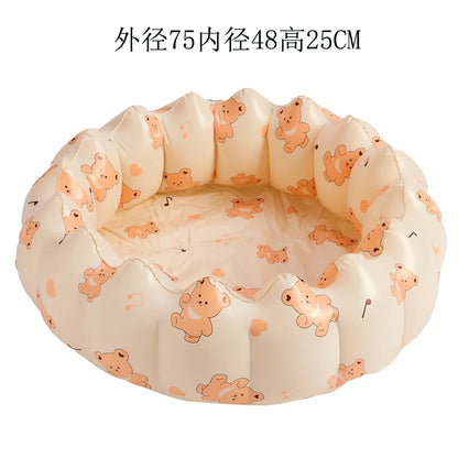 Variant image for Inflatable Mermaid and Dinosaur Swimming Pool for Kids, Durable PVC, Multiple Sizes 90CM-150CM, Fun Outdoor Summer Activity-4