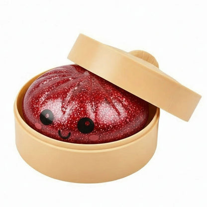 Glitter Bun Fidget Toy Kawaii Dumpling Squeeze Dough Ball Desk Toy Viral Fall 2026 Gift Stress Relief