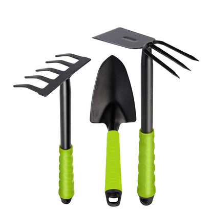 Garden Tools Set for Home Gardening - Multifunctional Shovel, Rake, Trowel for Succulents and Flowers