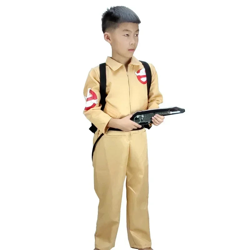 Ghostbusters Movie Cosplay Costume Set with Proton Pack Prop for Adults Halloween Carnival 2026