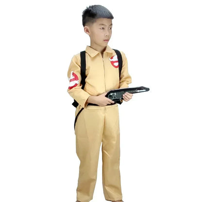 Ghostbusters Movie Cosplay Costume Set with Proton Pack Prop for Adults Halloween Carnival 2026