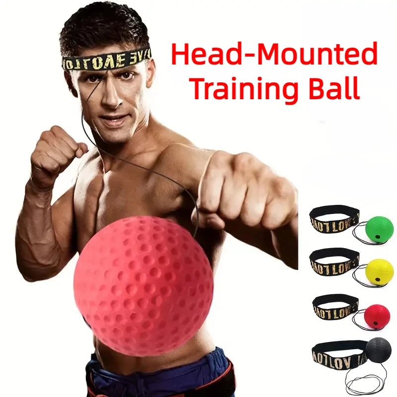 MMA Boxing Reaction Speed Ball - Hand-Eye Coordination Fitness Equipment for Home Training