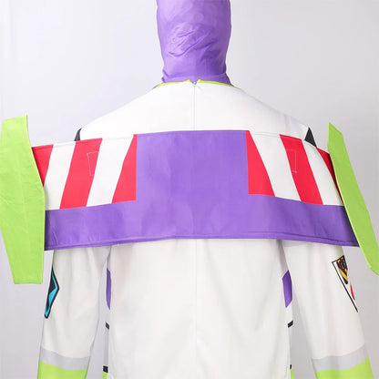 Buzz Lightyear Toy Story Disney-cosplaypak, jumpsuit met vleugels voor volwassenen, Halloweenfeest 2026
