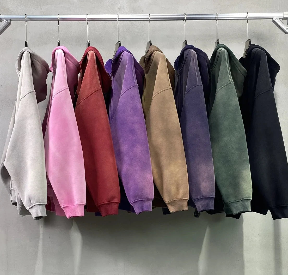 Warm Relaxed Men's Zip Up Hoodie - Oversize, Plush, Winter