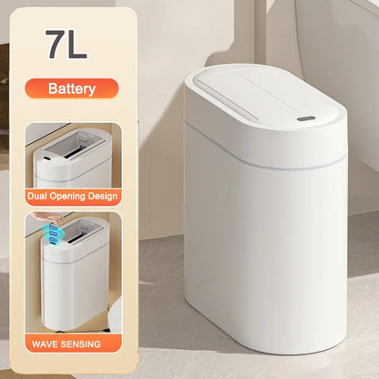 Smart Trash Can Wall Mount Automatic Narrow Bin 2025