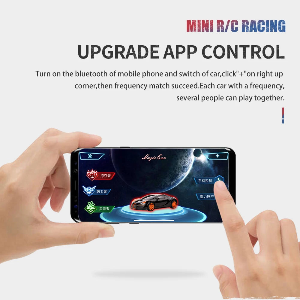 Bluetooth Remote Control Mini Racing Drift-Buggy Car - Battery Operated Toy for Kids