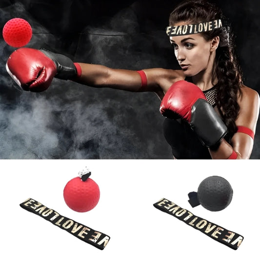 MMA Boxing Reaction Speed Ball - Hand-Eye Coordination Fitness Equipment for Home Training