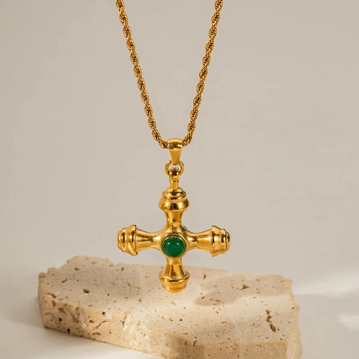 Layered Gold Tone Necklace Set With Resin Stone Pendants Boho Statement Jewelry Gift Idea Fall 2026