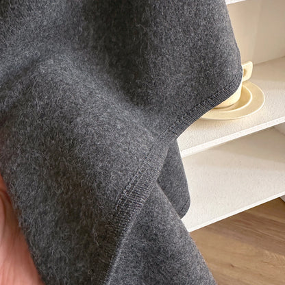 Warm Womens Poncho - Draped Cape Knot, Cashmere Pashmina