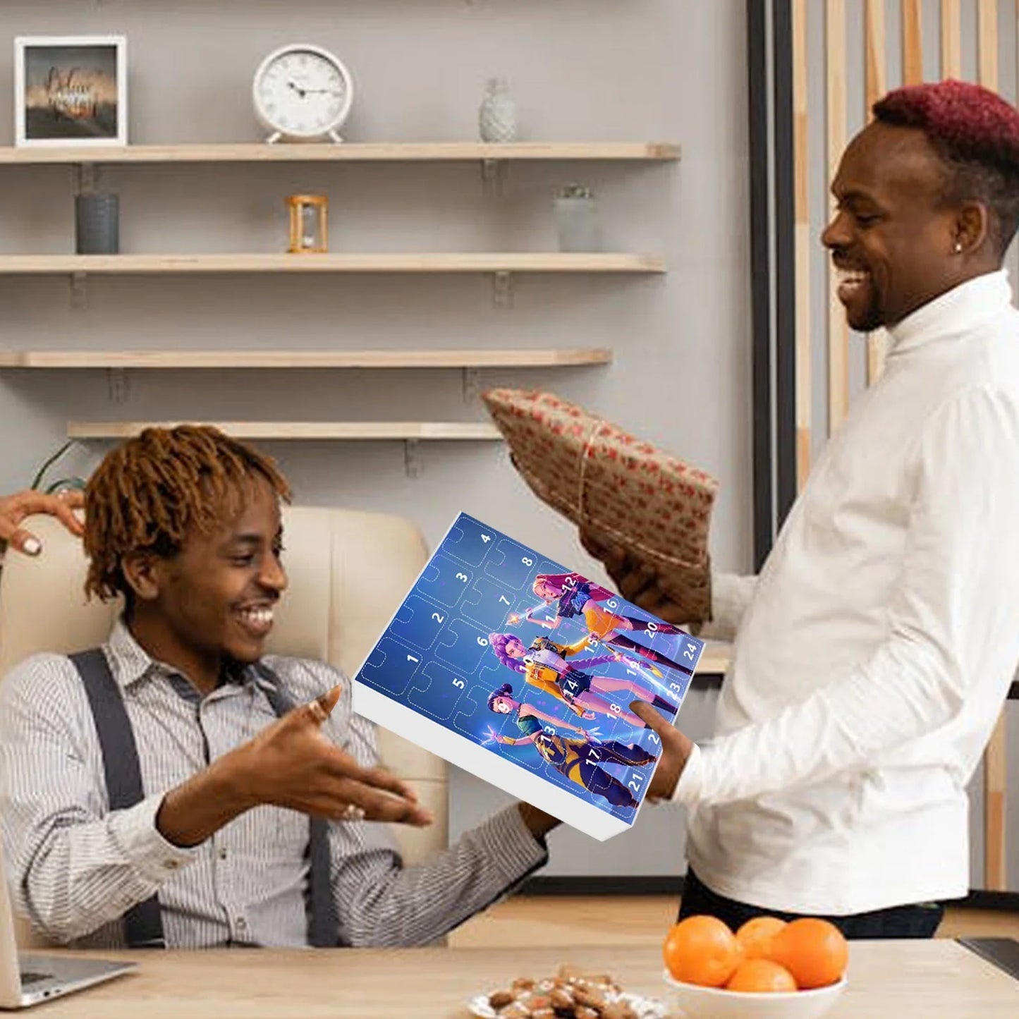 Kpop adventskalender 24 dagen demonjagers sleutelhanger cadeau