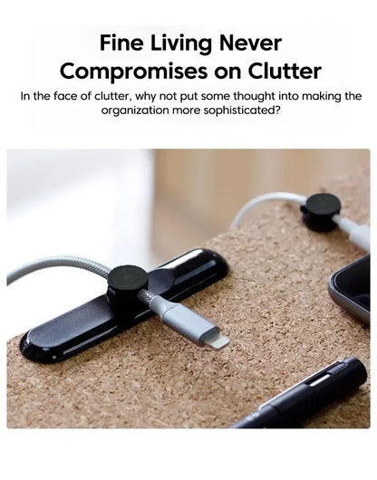 Organizzatore per cavi USB Clip in silicone per cavi Supporto da scrivania