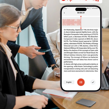 Enregistreur vocal AI ChatGPT4 Mini Transcripteur Traducteur