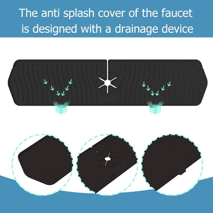 Tappetino para schizzi per lavandino in silicone protettore per piano di lavoro