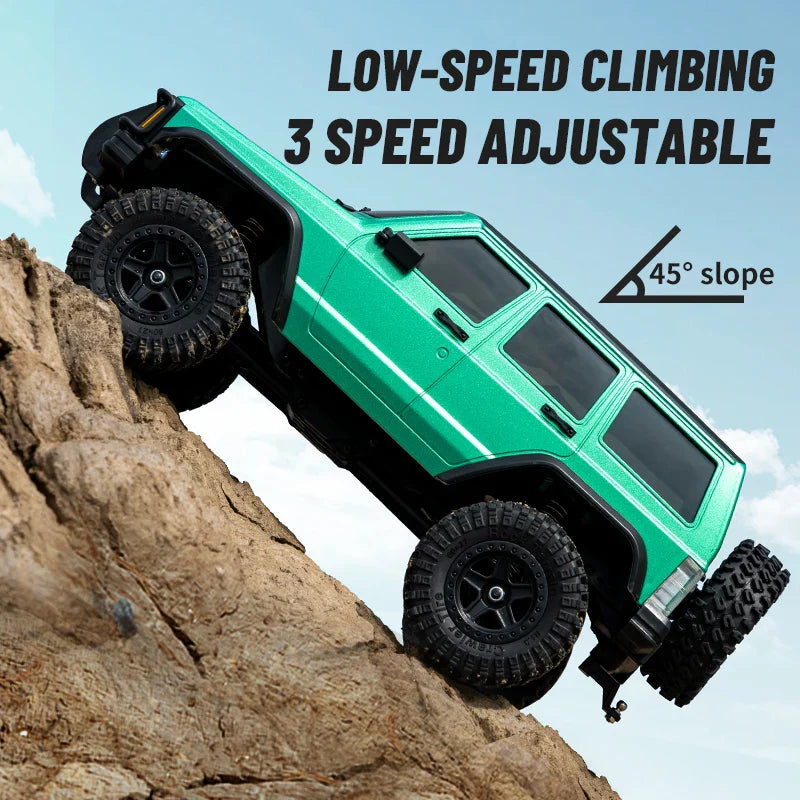 RC Car 1/18 Scale 4WD Off Road Crawler Toy Remote Control 2.4G With 40 Minute Run Time Fall 2025 Gift