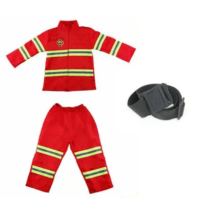 Children Fireman Sam Halloween Cosplay Costume Set with Hat and Accessories for Kids 2026