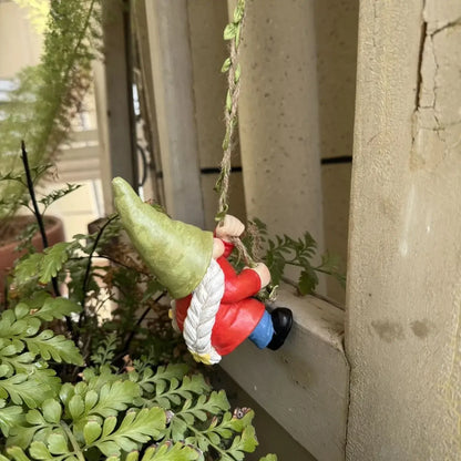Decorazione pendente gnomo in resina per vasi e giardini carino ornamento da giardino esterno idea regalo autunno 2026