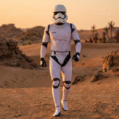 Star Wars Imperial Stormtrooper Zentai Jumpsuit Cosplay Costume for Men Boys Adults Halloween 2026