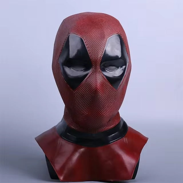 Premium Deadpool Full Head Cosplay Mask – 2024 High-Quality Breathable Halloween Costume Accessory for Fans and Cosplayers