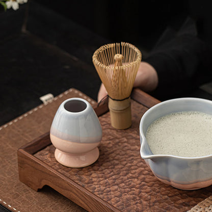 Supporto per frusta Matcha in ceramica Chasen Stand per teiera domestica