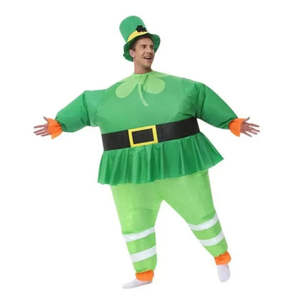 Opblaasbaar mascotte-clownkostuum voor volwassen mannen en vrouwen voor dansfeesten, kermissen en openingsvieringen 2026
