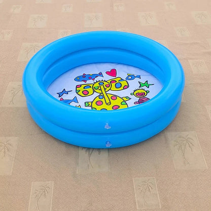 Inflatable Round Swimming Pool for Kids, Portable PVC Mini Pool for Indoor and Outdoor Use, Easy Setup, Durable and Spacious