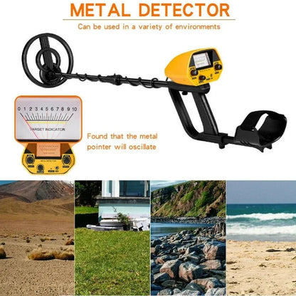 Adjustable Metal Detector - Portable Gold Finder for Treasure Hunting