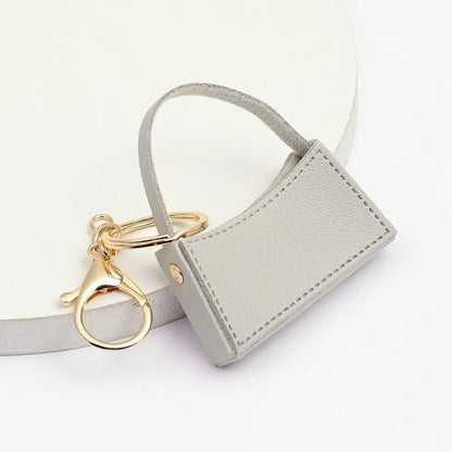 1+1 Free Birkin Inspired Mini Hand Bag - Candy Color Bag Charm Keychain