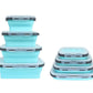 Silicone Collapsible Meal Prep Containers Set - Space-Saving Food Storage with Lids & Vent