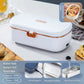 Stainless Steel Portable Electric Lunch Box - Water-Free Heating, 900ml Capacity, Ideal for Office and Travel