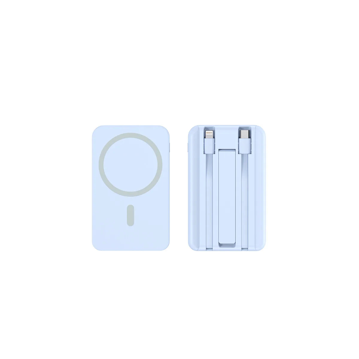 Power Bank Caricatore Wireless Magnetico - Batteria Portatile Sottile, 2 Cavi, Ricarica Veloce Ritorno a Scuola 2026