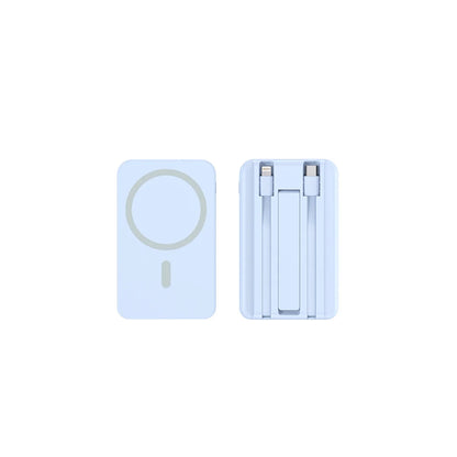 Power Bank Caricatore Wireless Magnetico - Batteria Portatile Sottile, 2 Cavi, Ricarica Veloce Ritorno a Scuola 2026