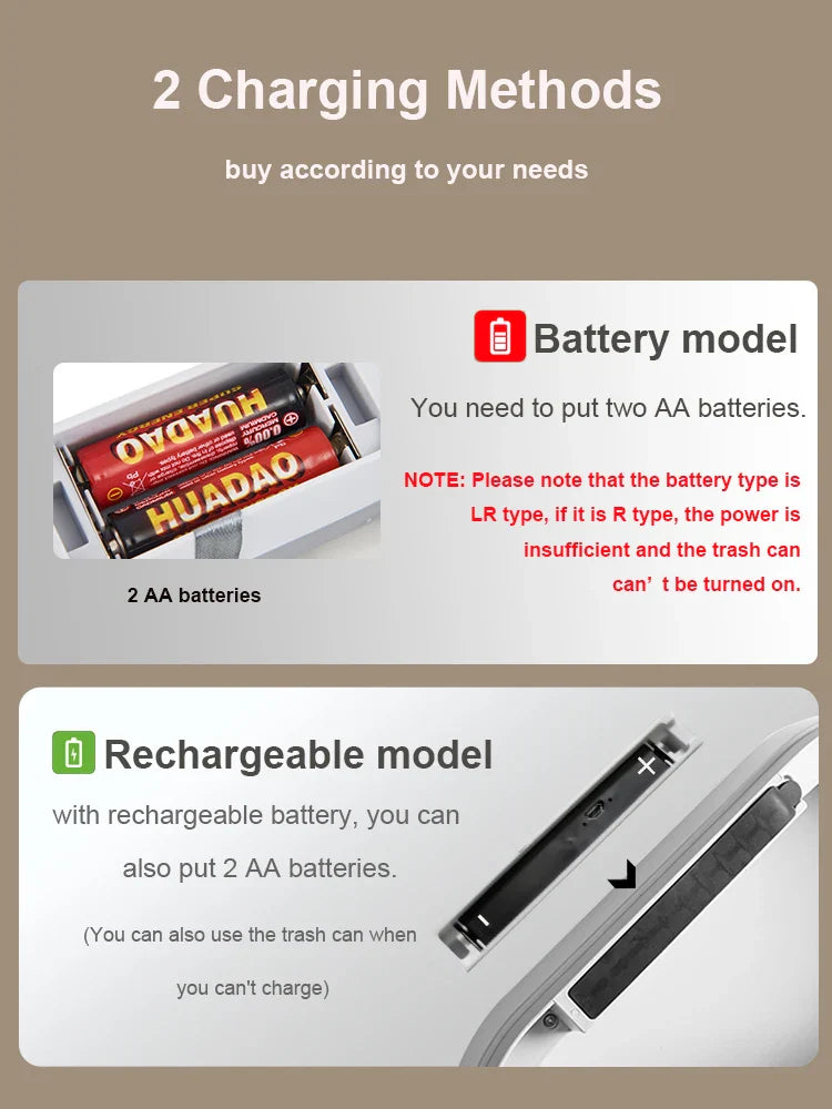 Automatic Sensor Trash Can Narrow Roman Stripe Bathroom Bin