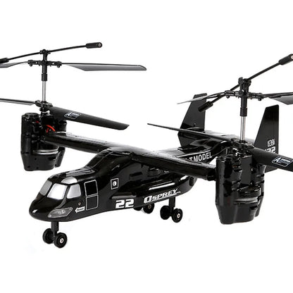 RC helikopter drone højdehold klar til flyvning tiltrotor stil efterår 2025 gave LED-lys 3D flips