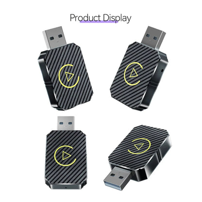 Trådløs CarPlay Adapter 2 i 1 Bil Multimedia Bro 5GHz WiFi Type-C USB Plug and Play Efterår 2025 Gave