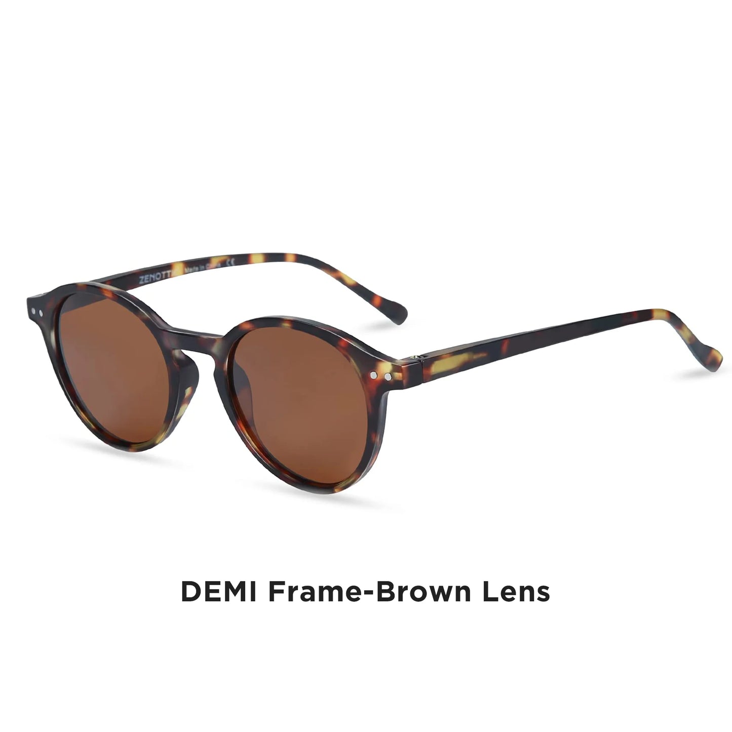 Polarized Sunglasses Round Retro Unisex Eyewear Summer 2026 Trend UV400 Protection