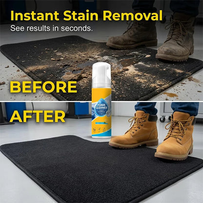 Foam Cleaner 4-In-1 Enzyme 150ml All-Purpose Cleaning Spray Spring 2026 No Rinse Car Interior and Kitchen Lemon Scent