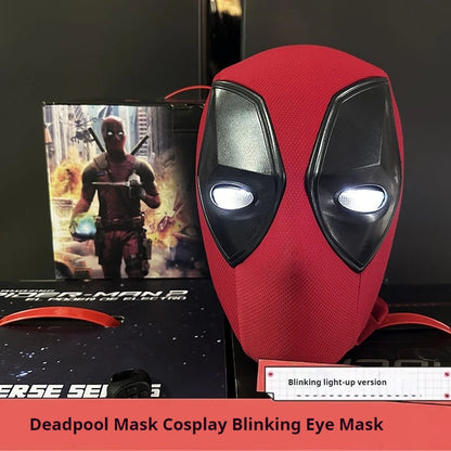 Deadpool Electric LED Helmet with Blink and Glow Effect Cosplay Mask for Adults 2026