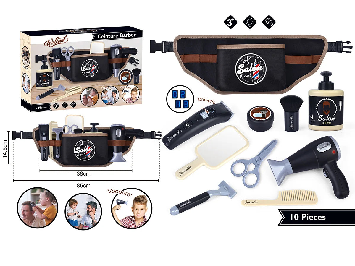 Set per Acconciature Bambini - Kit Salone di Bellezza Giocattolo per Gioco di Travestimento, Regalo di Compleanno, Ritorno a Scuola 2025