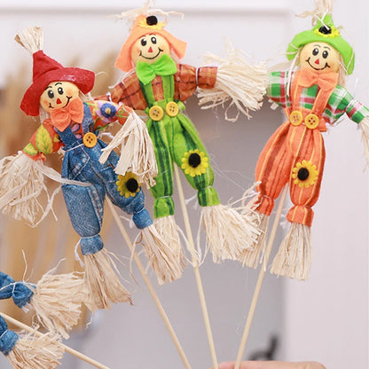 Decorazione spaventapasseri per giardino e cortile decorazione esterna di Halloween autunno raccolto accento festivo