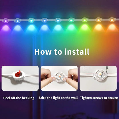 LED Eaves Lights Waterproof Remote Controlled Outdoor